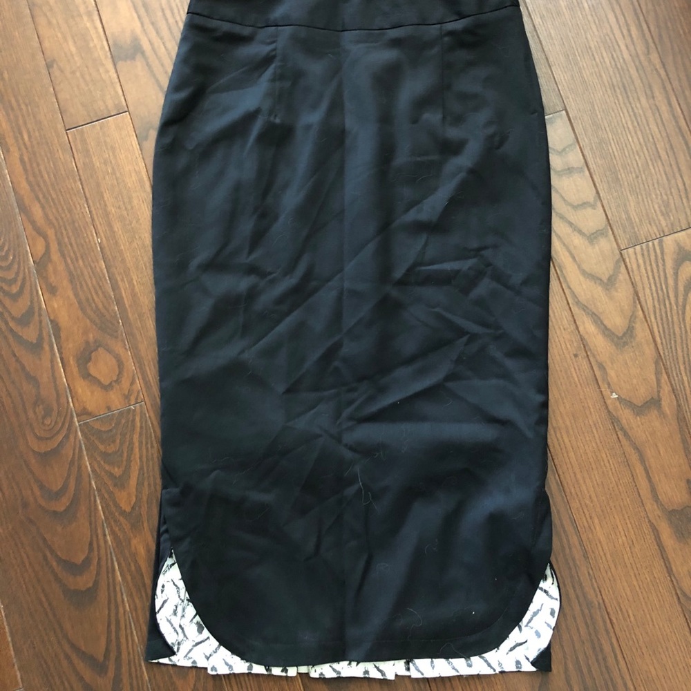 LAMB midi pencil skirt